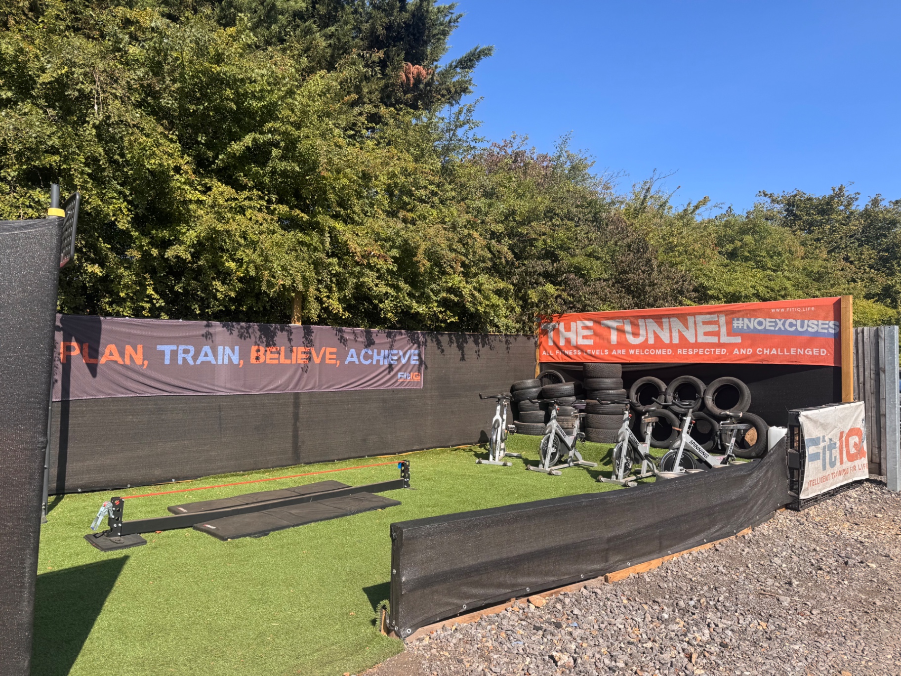 The Tunnel outdoor training area at FITIQ